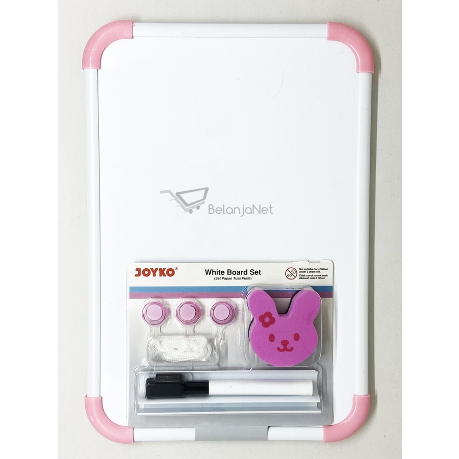 Papan Tulis Putih Set | Whiteboard Set Joyko WBS-160CO
