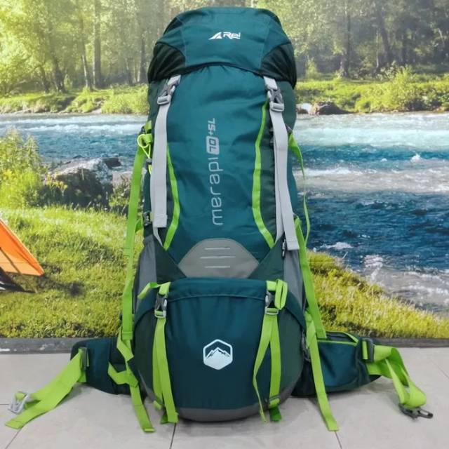 Rei Carrier Merapi 70+5L-Tas Gunung Rei