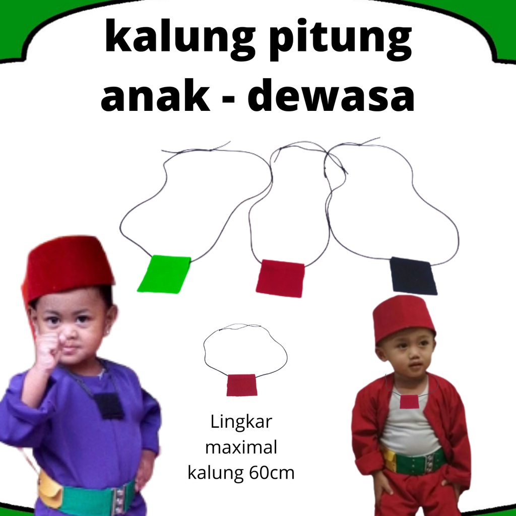 KALUNG PITUNG I REPLIKA KALUNG JIMAT ANAK BETAWI ANAK SAMPAI DEWASA