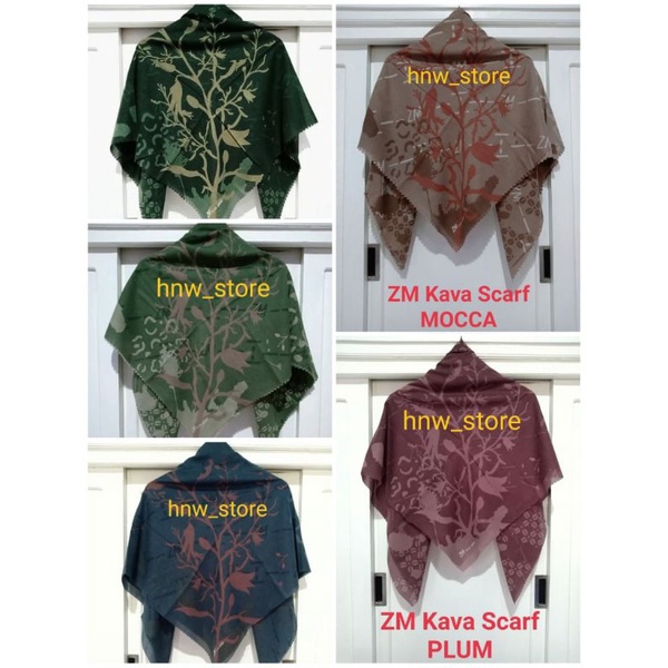 ZM Zaskia Mecca - Kava Scarf Kerudung Segi Empat Edisi Sidikalang