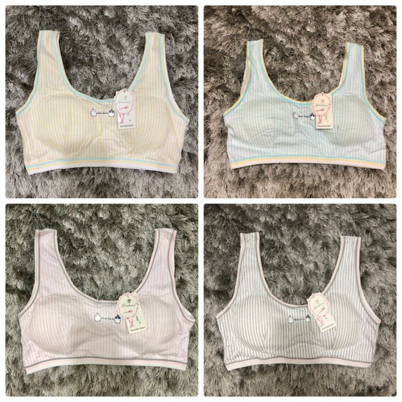 MINISET ANAK BUSA LEPAS- BRA REMAJA PEREMPUAN CUP BUSA TIPIS-Jiashini AC985 Salur