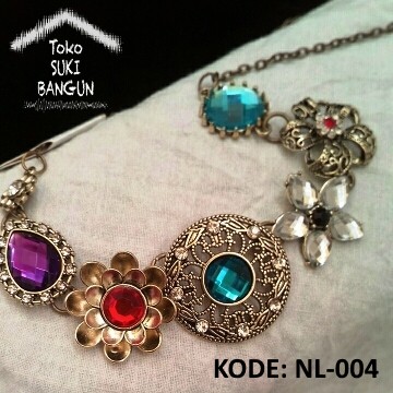 NL-004 Kalung Wanita Fashion Aksesoris Necklace Women Pendant Bohemia