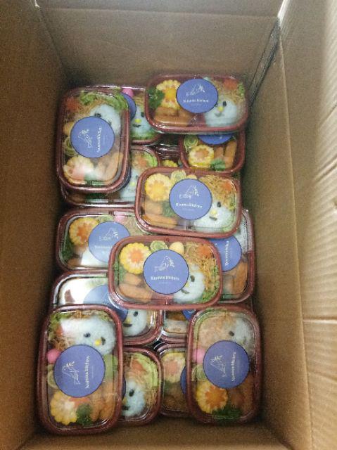 Mika Kotak Kue Sedang Red Black + Tutup Merek Hayco Harga 1 Pack Isi 50 Pcs