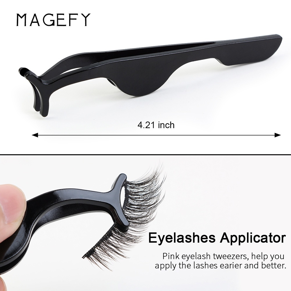 MAANGE Eyelashes Curler Pinset Palsu Bulu Mata Hitam Fake Eyelashes Makeup Accessories|pengiriman cepat5485