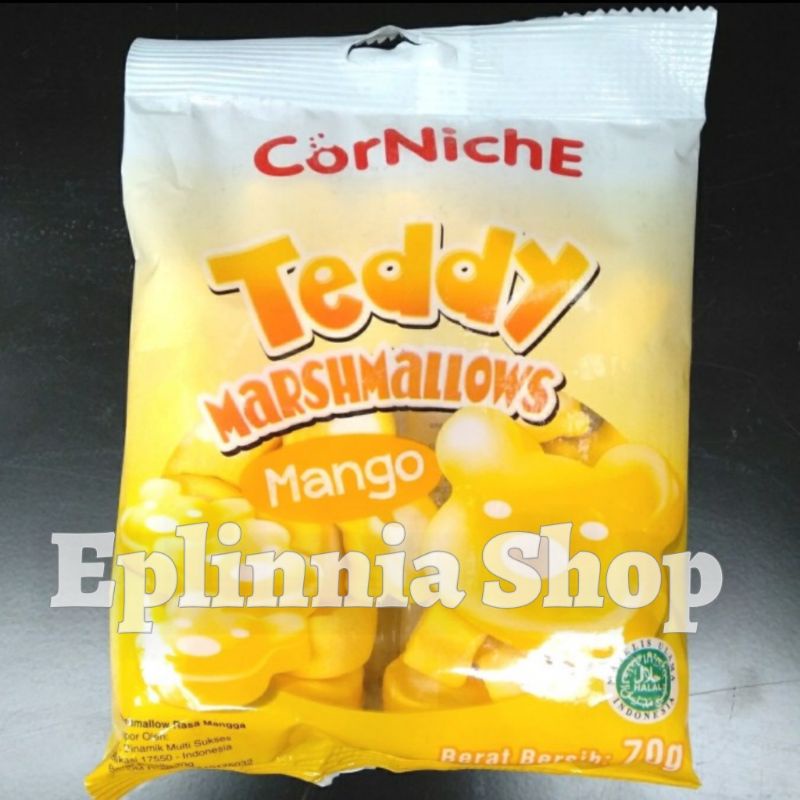 

Corniche Teddy Marshmallows Mango 70 gr - Marshmallow