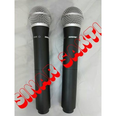 Mic wireless shure SVX288/PG58 svx288 pg58  ( ORIGINAL )GARANSI