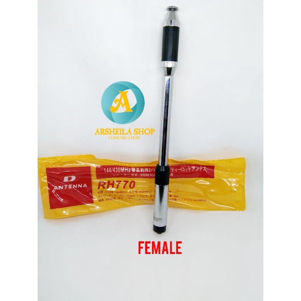 Antena ht dual coil superstik rh770 female bagus