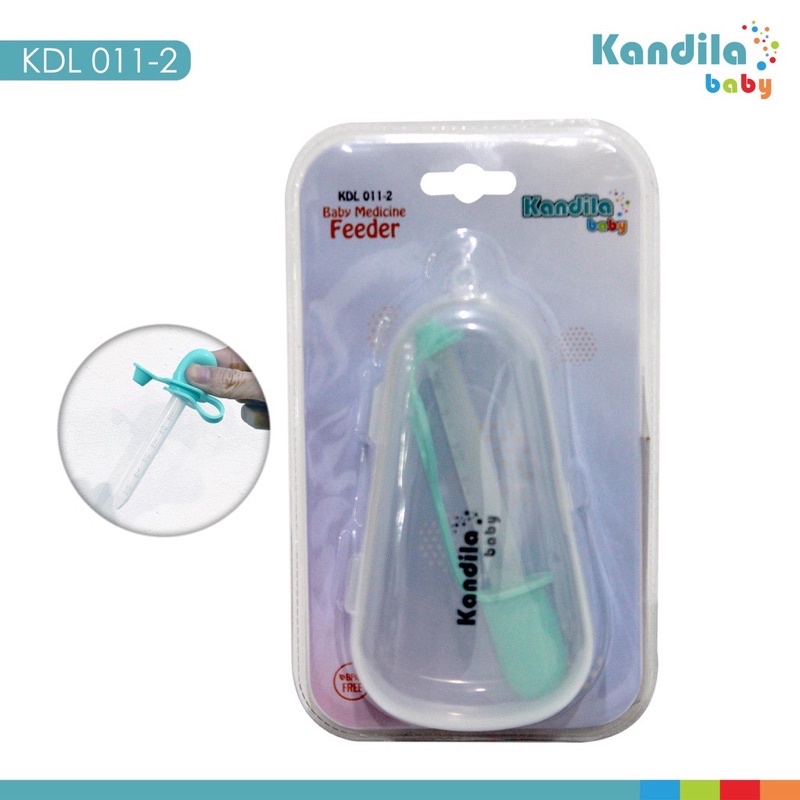 Kandila Baby Medicine Feeder KDL011 Alat Bantu Minum Obat Bayi Pipet Sedotan SUNTIK obat Bayi dengan Box Penutup