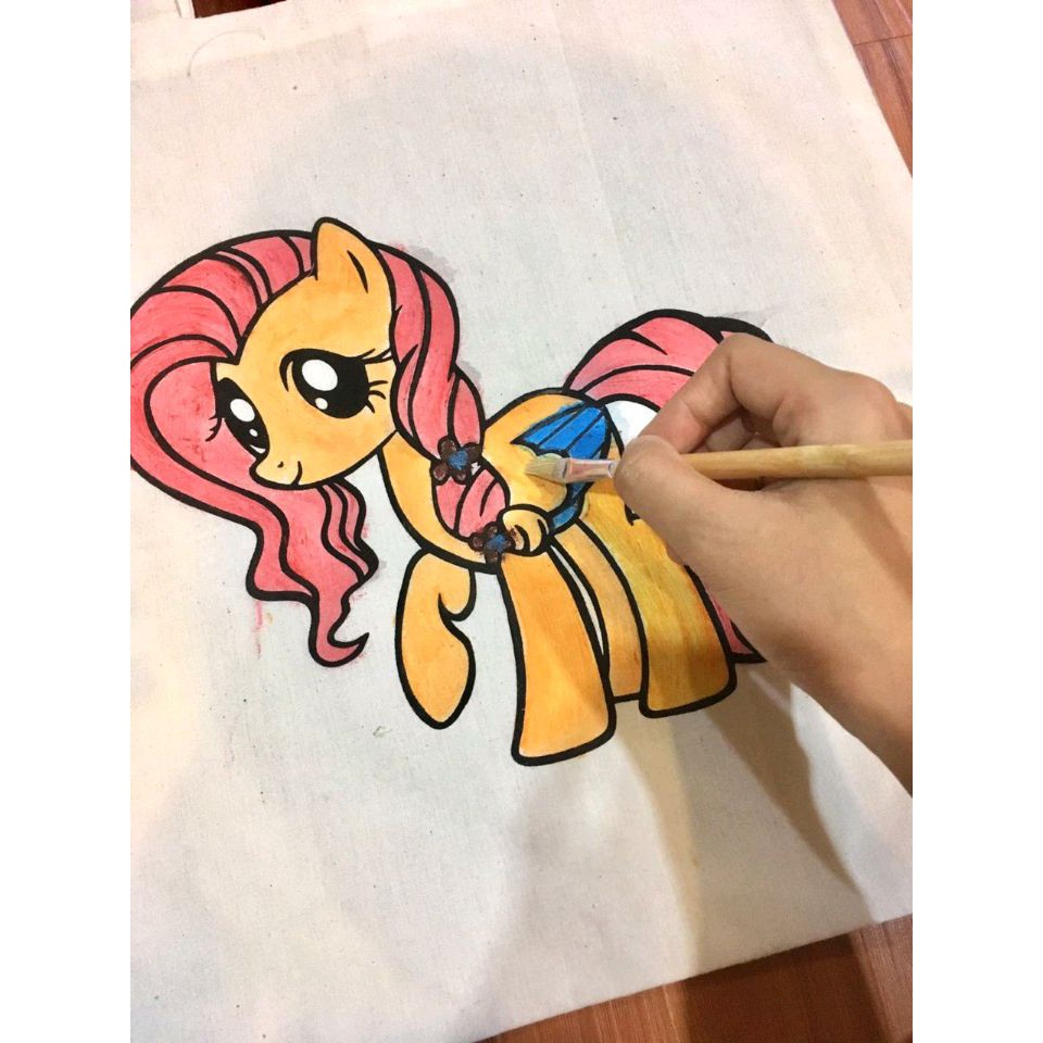 Little Pony Tas Kuda Poni Anak Tas Anak Tas Kanvas Tote ...