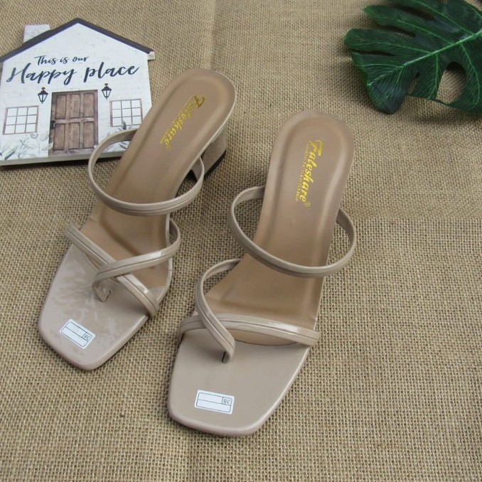 Sandal Hak Tahu Wanita Tali 5cm BG-02