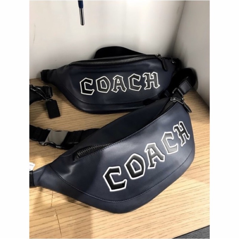 Coach Waistbag Warrent Belt Bag With Coach Script (C76925)