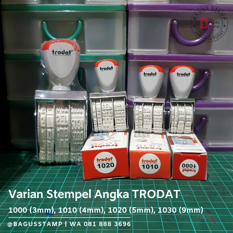 

Stempel Tanggal Manual Trodat 1000 STD Dater 3mm 3 mm