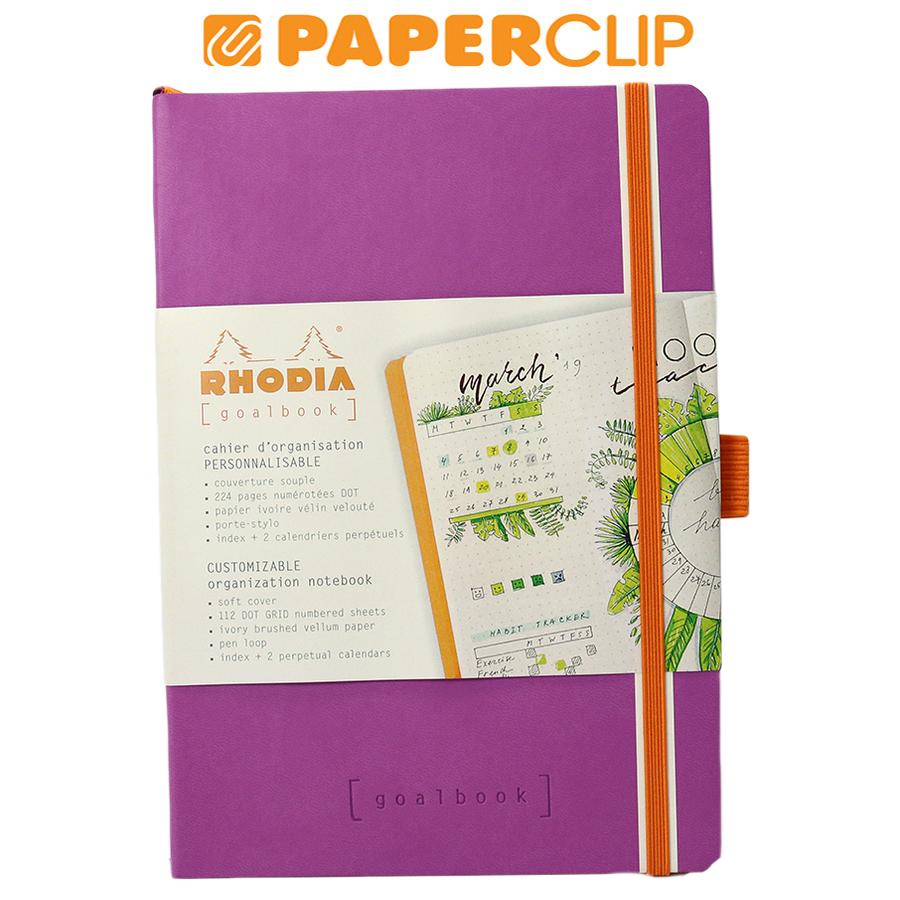 

NOTEBOOK RHODIA GOALBOOK 117751C IVO.A5 LILAC