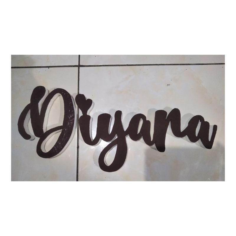 Nama Backdrop plaminan+ nama styrofoam