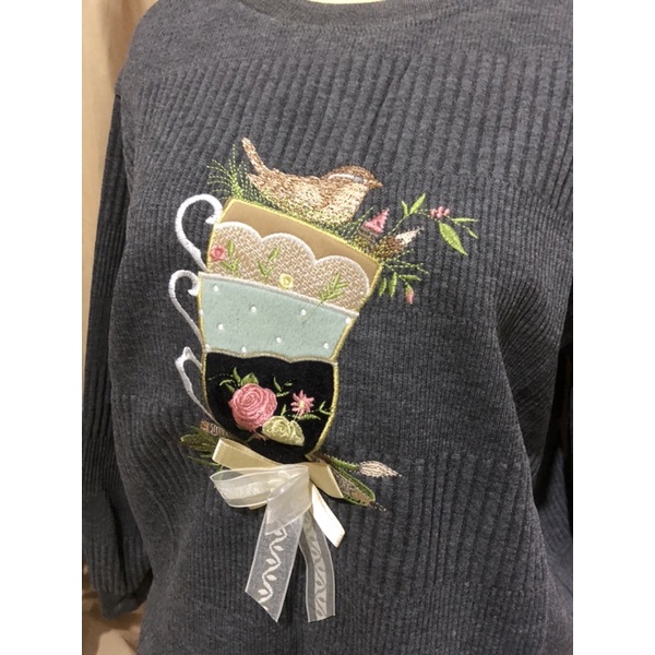 MiuMiu | KAOS RAJUT TEKO MF AMOUR 8010