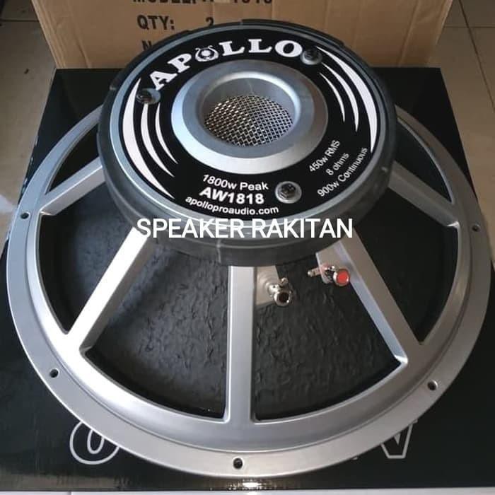 Speaker 18 inch APOLLO model Black Wodow AW-1818