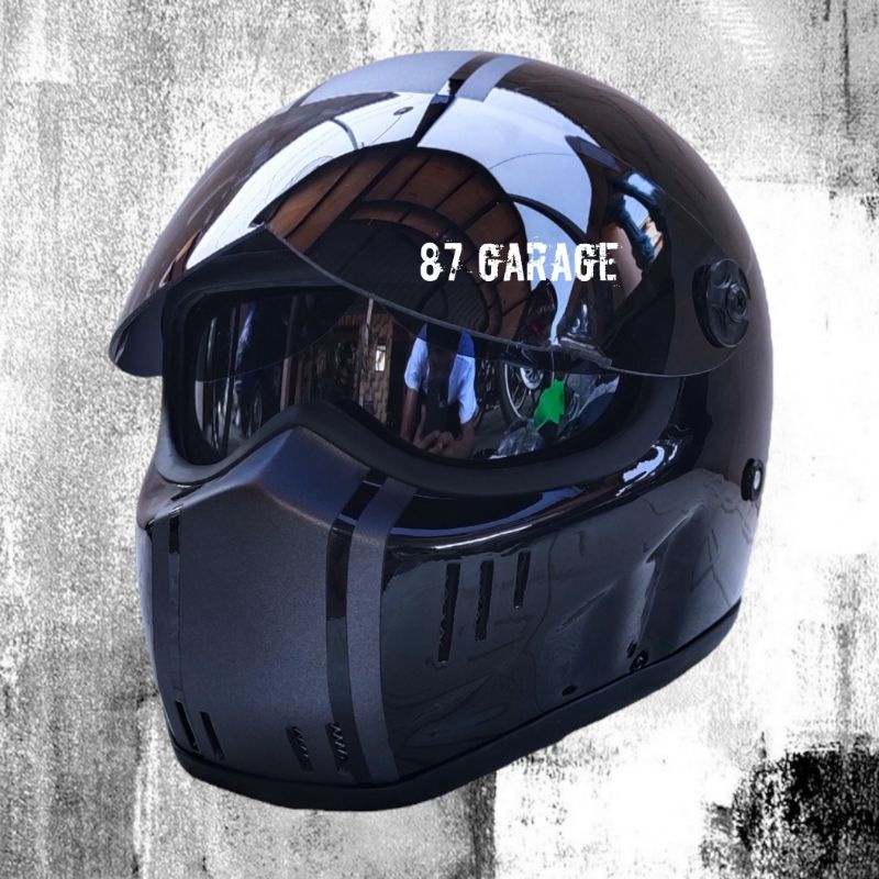 HELM CUSTOM CLASSIC BANDIT RETRO KLASIK VINTAGE