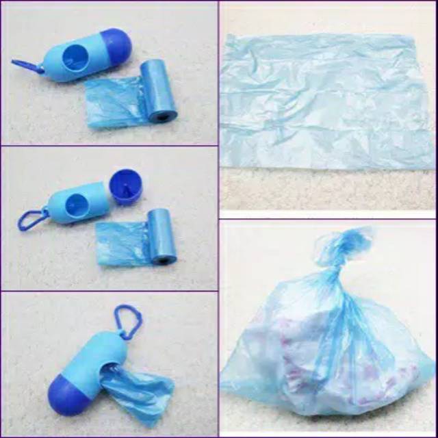 Dispenser Tempat Kantong Plastik untuk Diaper / Sampah Bayi