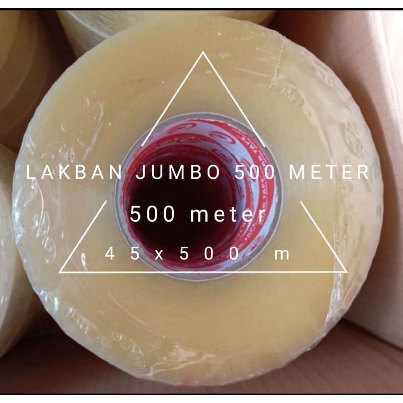 

termurah Lakban jumbo 2inc x45 mm x 500 yard full tape