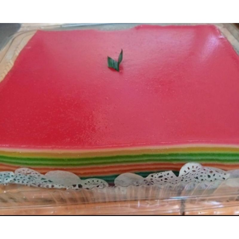 

kue lapis pepe betawi rainbow