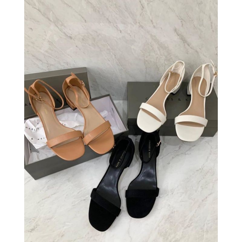 CNK Ankle Strap Block Heels