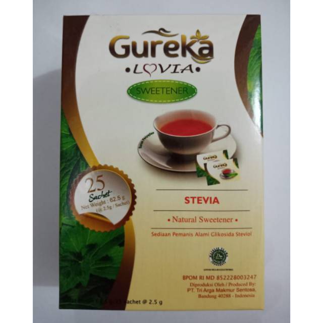 

PEMANIS ALAMI DAUN STEVIA COCOK UNTUK PENDERITA DIABETES KENCING MANIS - GUREKA LOVIA