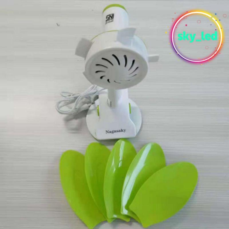 MINI FAN kipas angin jepit NAGASAKY ng-690j (  3 in 1 )