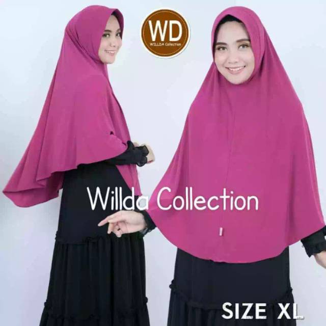 Khimar Zahra by WILDA Collection | jilbab Instan | bergo kerudung wanita muslim