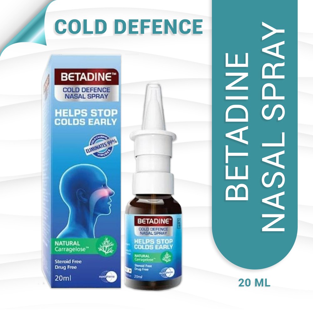 BETADINE COLD DEFENCE NASAL SPRAY 20ML