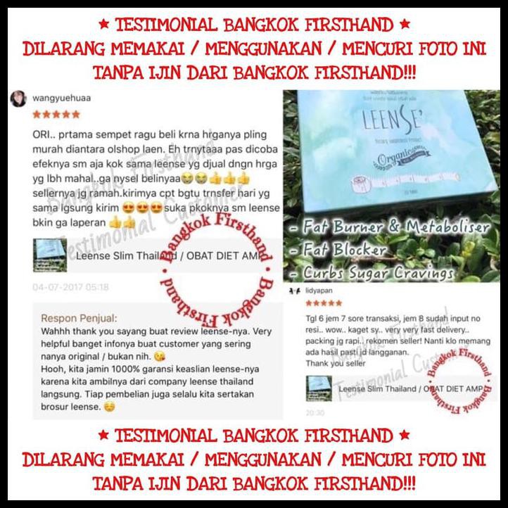 4Iad Leense Slim Thailand / Obat Diet Pelangsing Badan 100% Organic Scih