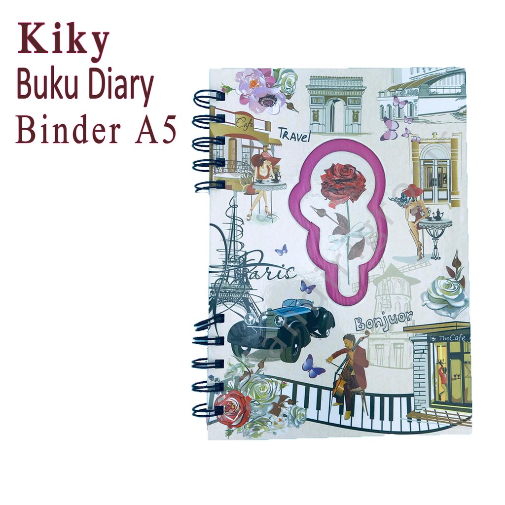 Buku Catatan * Kiky * Diary * Binder * 621550RN-A5