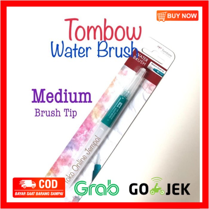

(BISA COD) MEDIUM Brush Tip 160026 Tombow Water Brush Kuas Cat Air ATK0877TW