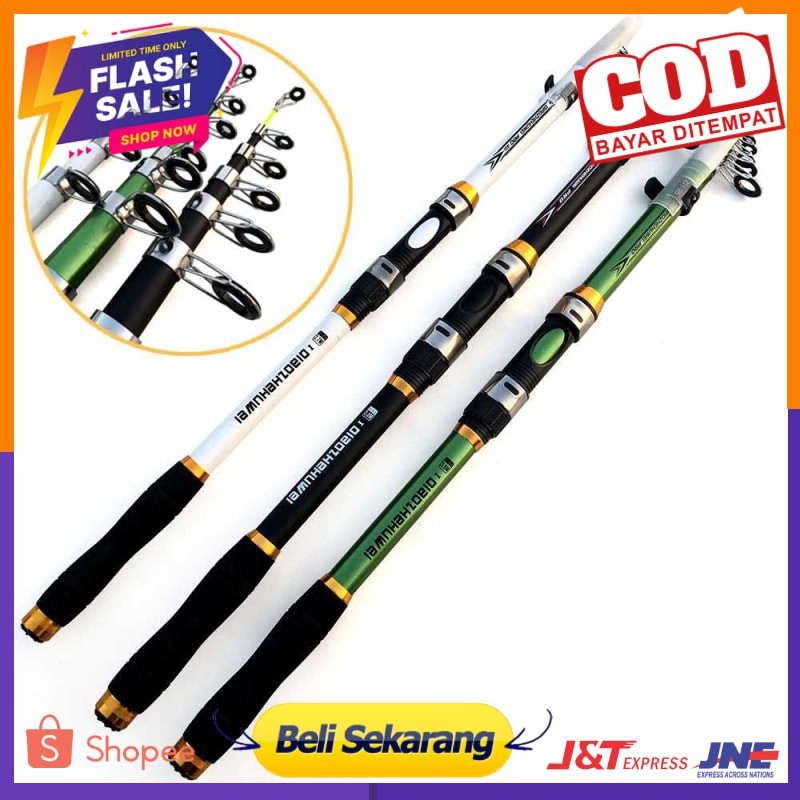 GHOTDA Joran Pancing Portable Carbon Fiber Telescopic - CF3000