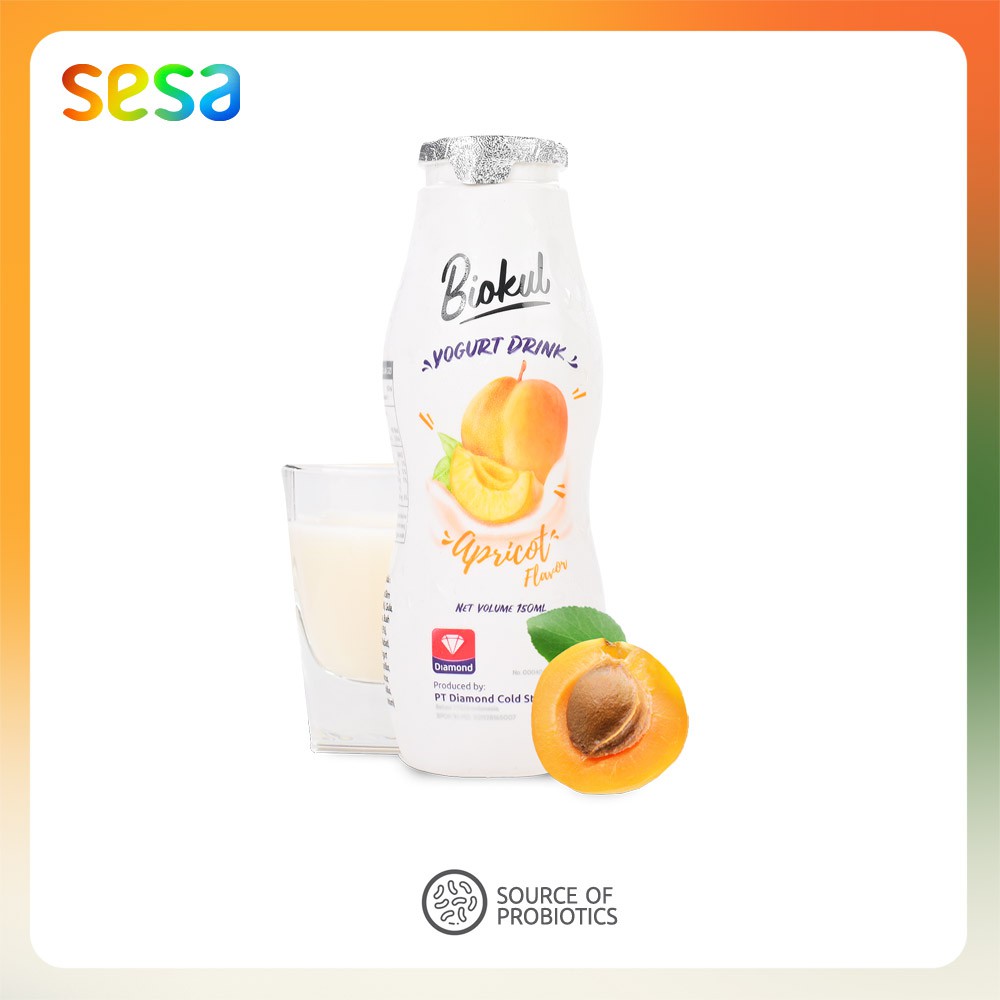 Jual Biokul Drink Yogurt Apricot Ml Shopee Indonesia