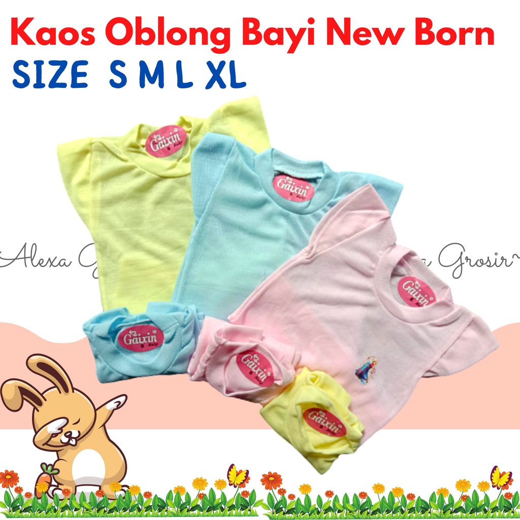 Kaos Oblong Bayi SIZE M - ALEXA GROSIR