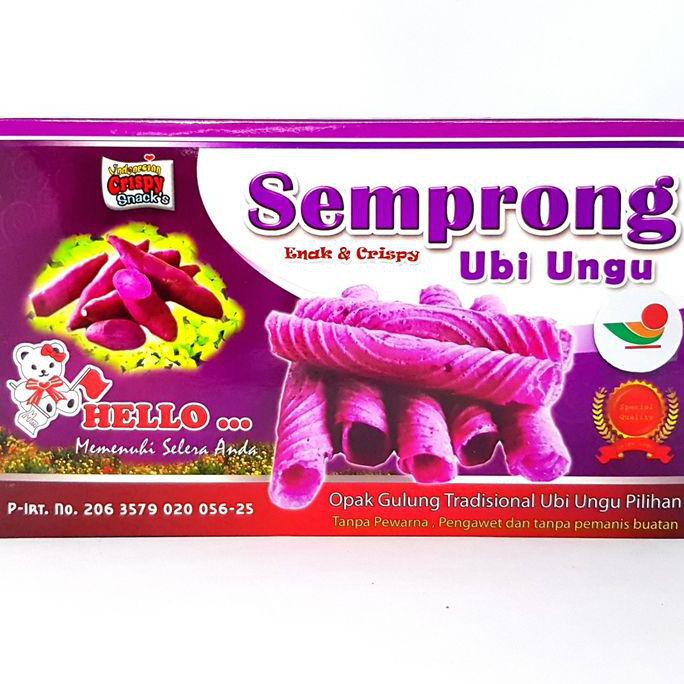 

Yang Dicari] Hello Semprong Ubi Ungu 115Gr | Kapit Wijen Opak Egg Roll Gulung Tipis