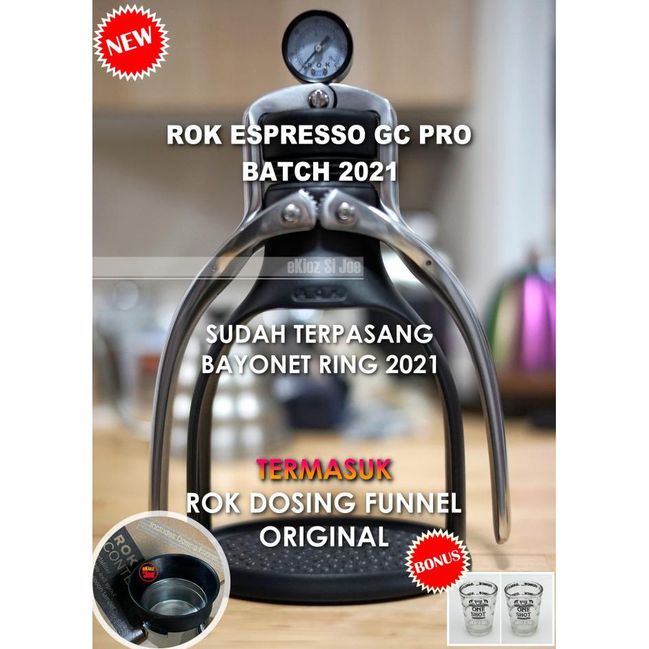 ROK ESPRESSO GC BLACK PRO 2020 Coffee Maker PRESSO GC BLACK PRO 2020