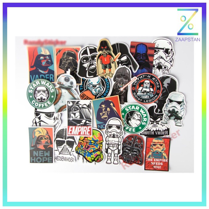 Stiker Tempel Star Wars 25 PCS