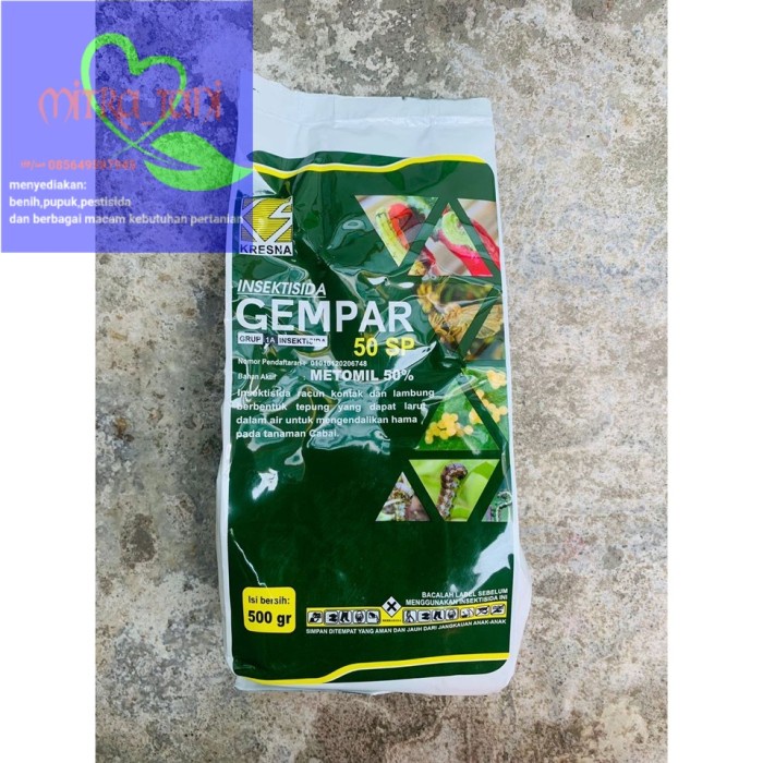 Insektisida metomil GEMPAR 50SP isi 500gram dari Sari Kresna Kimia
