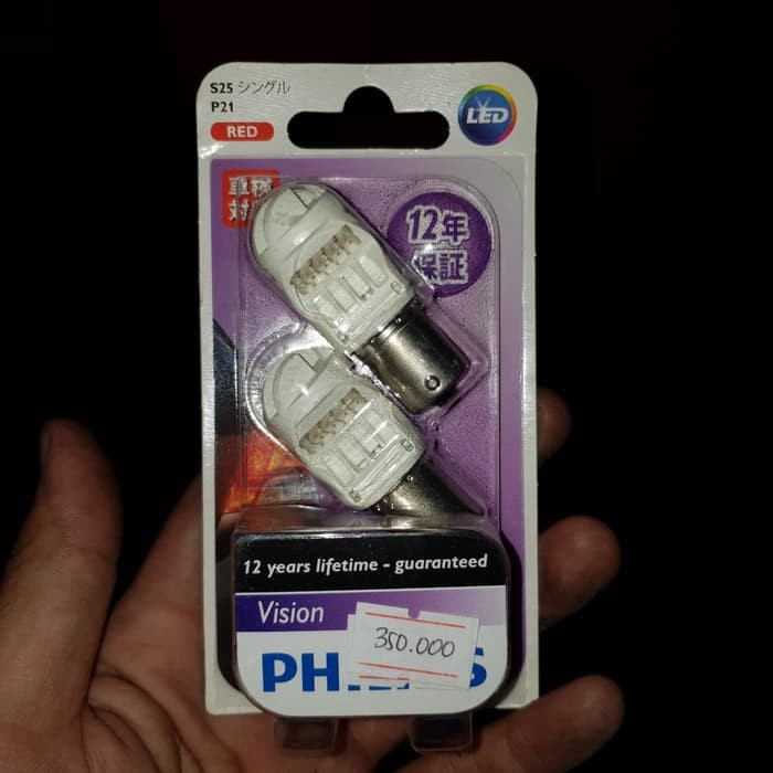 LAMPU REM BAYONET LED KAKI 1 CHEVROLET SPIN MERAH