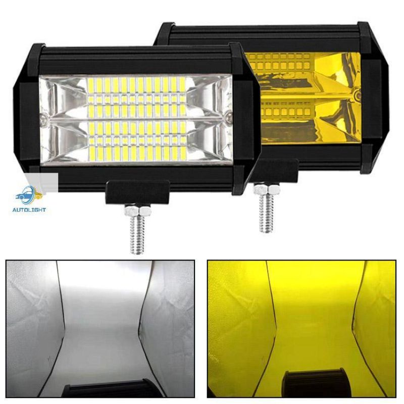 LAMPU TEMBAK SOROT LED BAR CREE CWL 24 MATA LED 72WATT LAMPU LED MOBIL&amp; MOTOR