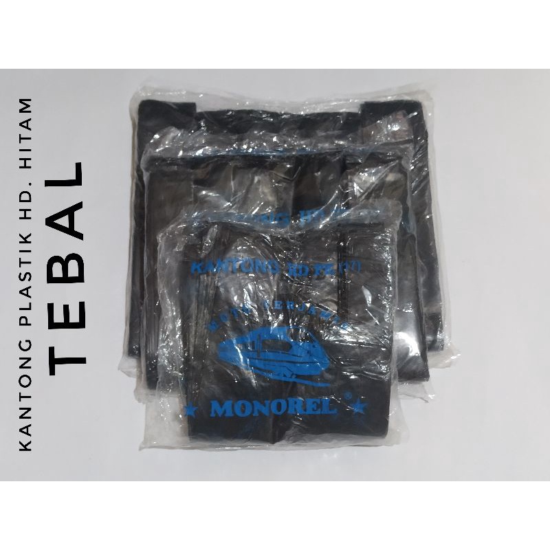 Kantong Plastik HD..Hitam Tebal/Kantong Kresek Hitam Tebal(kecil-sedang-Besar)