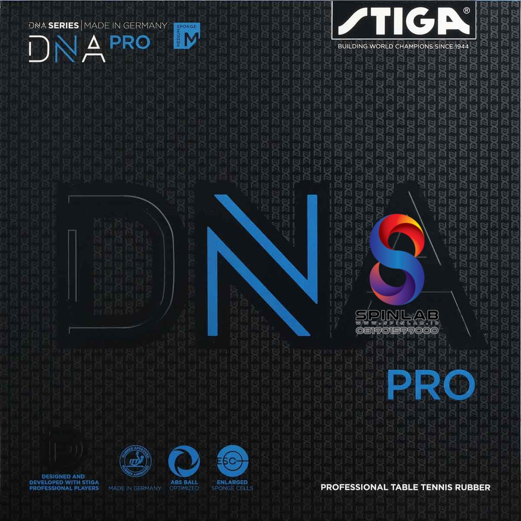 Karet Pingpong Tenis Meja STIGA DNA Pro M - Medium