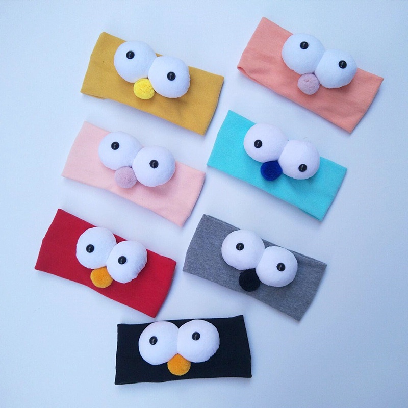 [1KG 35PCS] Babyland Bandana Model Mata / Headband Motif Mata Untuk Anak Cowok atau Cewek (Unisex)