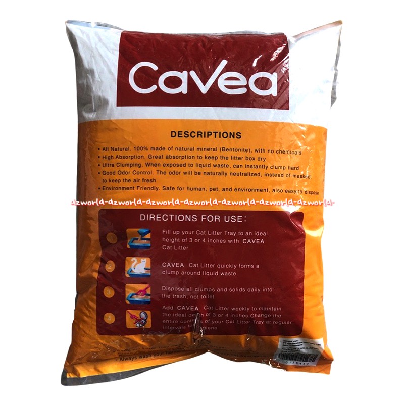 Cavea Cat Litter 8kg Pasir Wangi Lavender Mawar Lemon Apel Pasir Kucing untuk BAB Pup Pipis Kucing Anjing Hewan Cat Sand