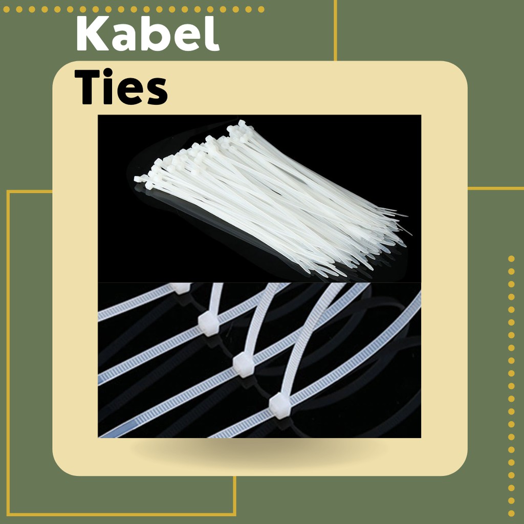 Kabel Ties 25cm (PUTIH)