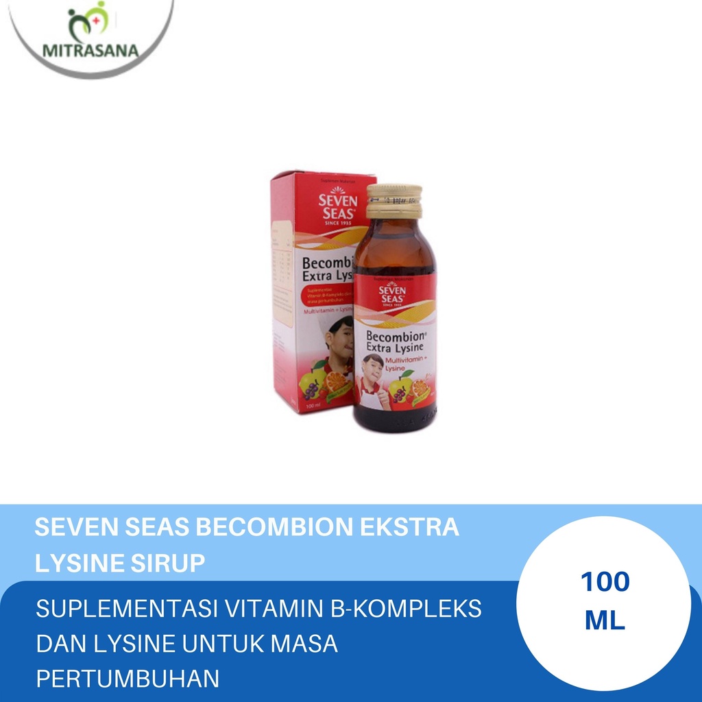 Seven Seas Becombion Ekstra Lysine Sirup / 100 ml