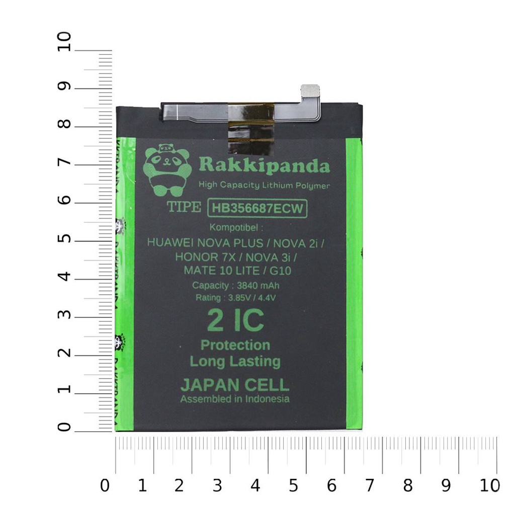 R/K- RakkiPanda - HB356687ECW Nova Plus / Nova 2 Plus / Nova 2I / Honor 7X / Nova 3I / Mate 10 Lite / G10 / P30 Lite Batre Batrai Baterai