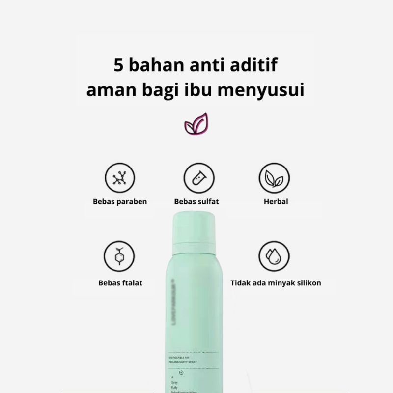 HAIR SPRAY DRAY SHAMPOO 150ML / ATASI RAMBUT LEPEK DAN KUSAM