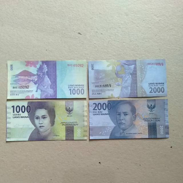 Uang mainan 1000/2000